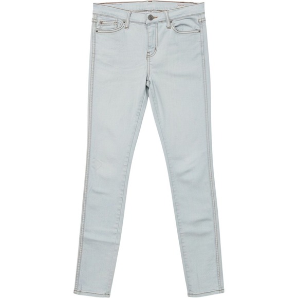 Angry Rabbit Denim - Angry Rabbit Light Wash Skinny Jeans ASK151 Size 28 Made in USA Y2K Aesthetic